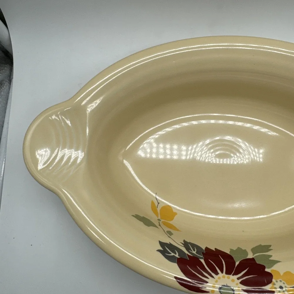 Homer Laughlin Fiesta Open Individual Casserole Dish Clematis HLCCA 2016 PA